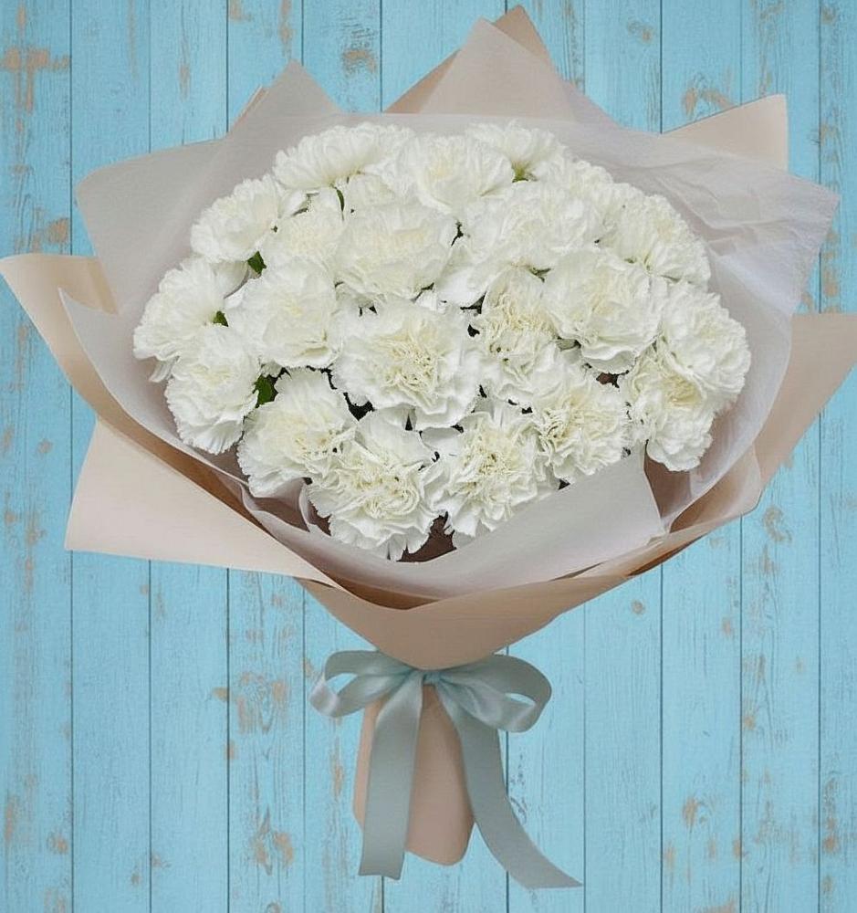 Букет цветов из: Гвоздики в Малых Базах