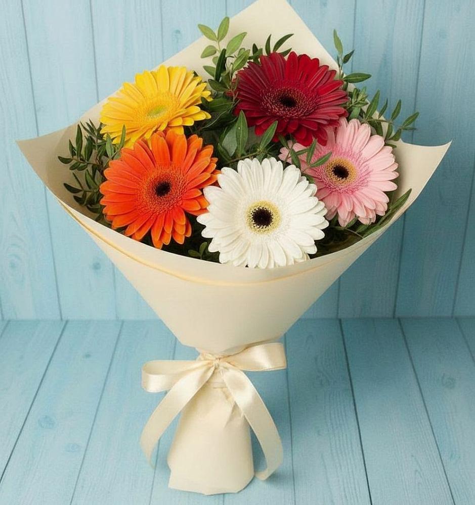 Букет цветов из: Герберы в Малых Базах