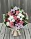 Букет цветов из: Альстромерии, Гвоздики, Розы и Хризантемы в Малых Базах