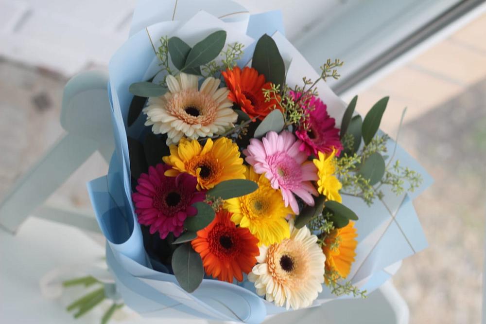 Букет цветов из: Герберы в Малых Базах