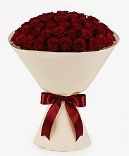 Букет 101 Бордовая роза Блэк Бакарра в Малых Базах