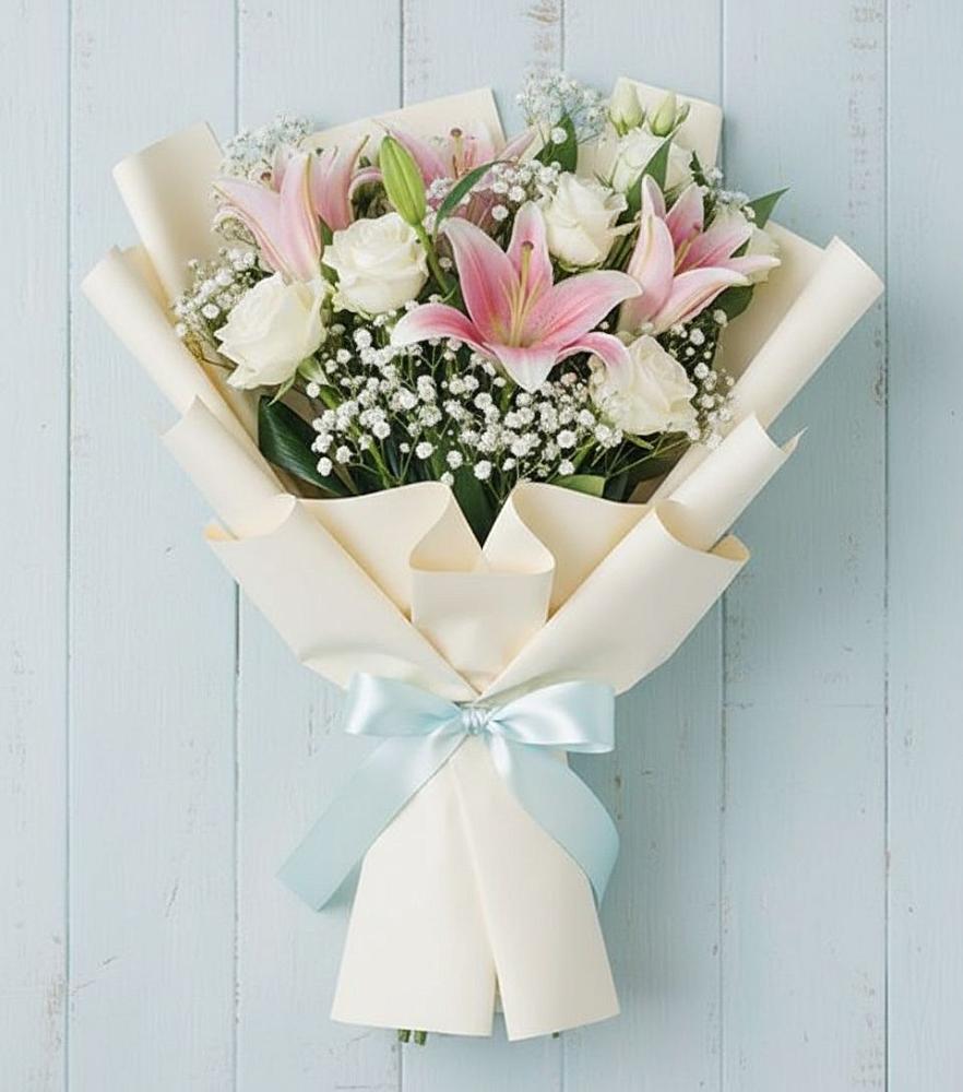 Букет цветов из: Лилии в Малых Базах