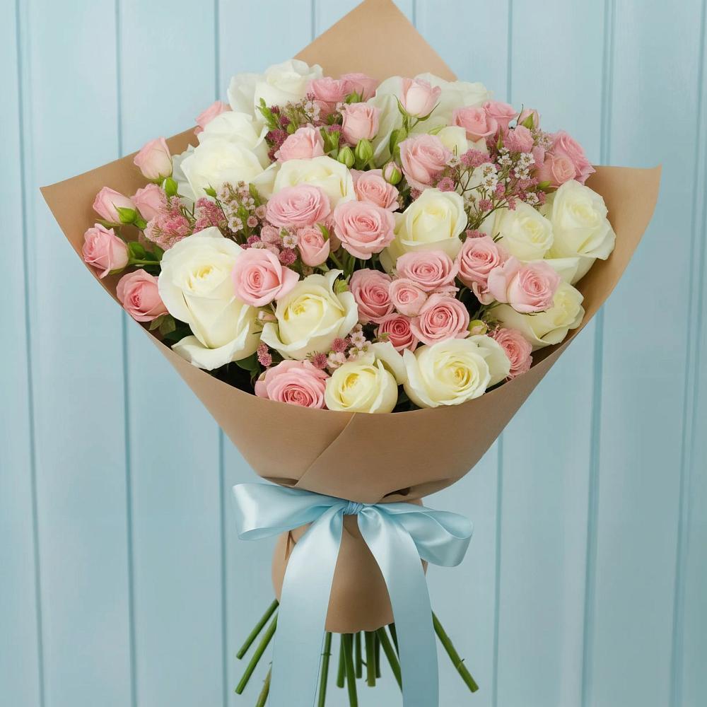 Букет цветов из: Розы в Малых Базах