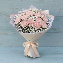 Букет цветов из:  Гвоздики #REPLACE_PRED# Малых Базах