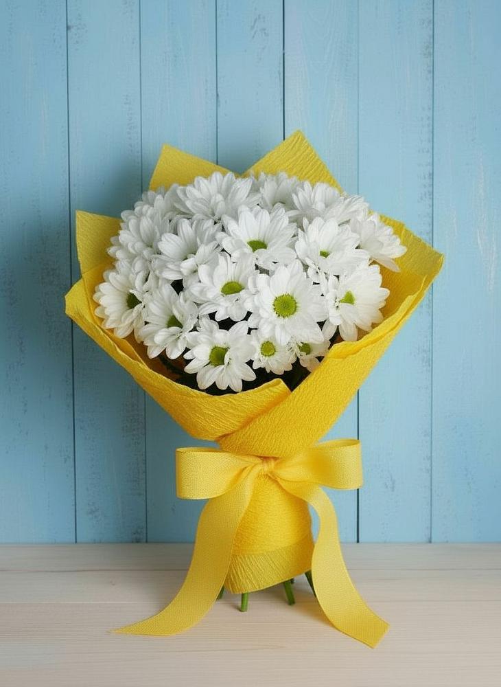 Букет цветов из: Хризантемы в Малых Базах