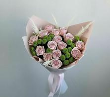 Букет цветов из:  Розы и Хризантемы в Малых Базах