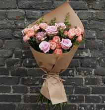 Букет цветов из:  Розы в Малых Базах