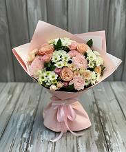 Букет цветов из:  Гвоздики, Розы и Хризантемы #REPLACE_PRED# Малых Базах
