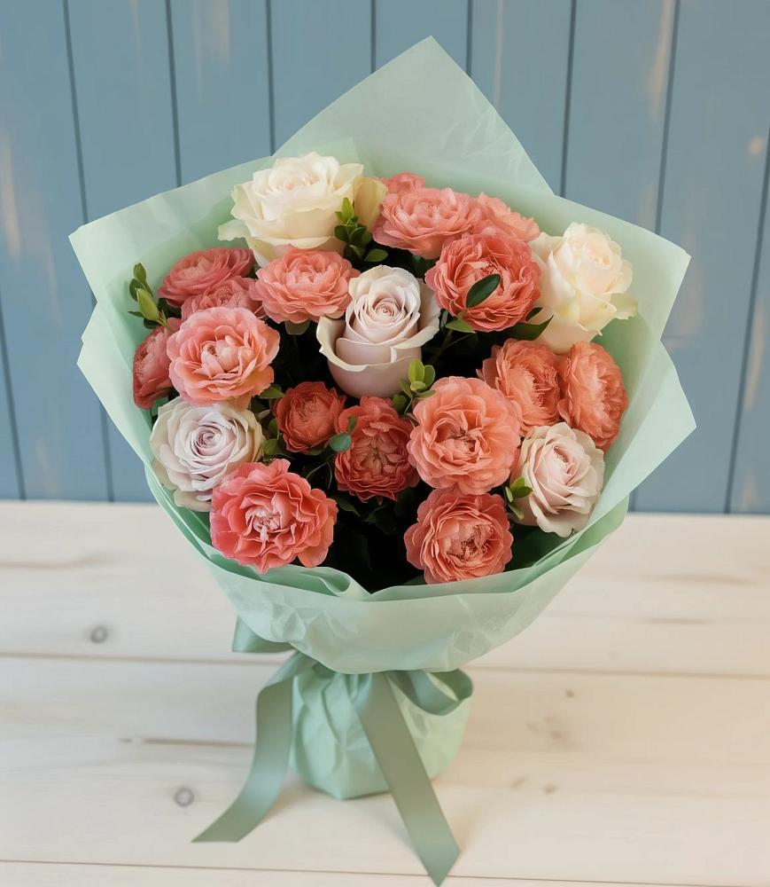 Букет цветов из: Розы в Малых Базах