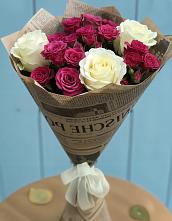 Букет цветов из:  Розы в Малых Базах