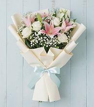 Букет цветов из:  Лилии в Малых Базах