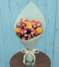 Букет цветов из:  Розы в Малых Базах