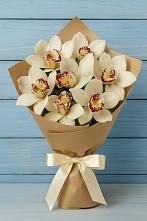 Букет цветов из:  Орхидеи и Розы в Малых Базах